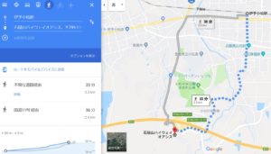 伊予小松駅からの地図