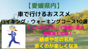 【初心者向け】愛媛県市街地近郊のオススメハイキングウォーキングコース10選【駐車場から近い】