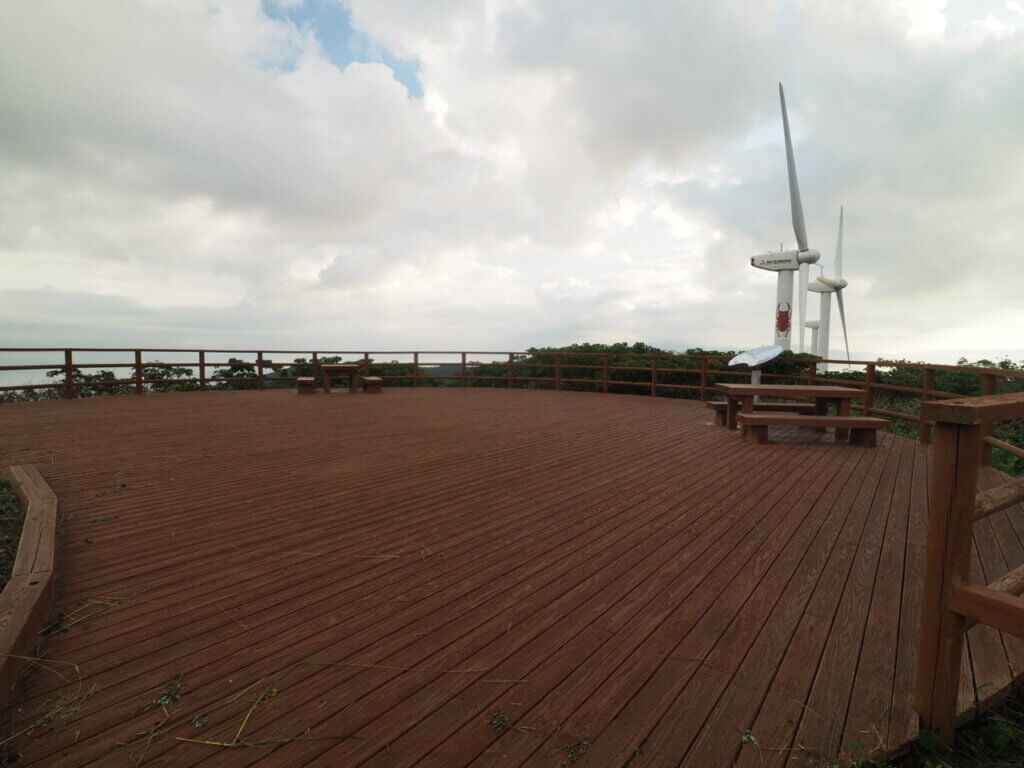 佐田岬の風力発電装置佐田岬の風力発電装置