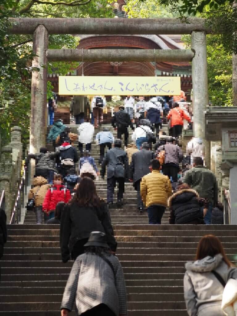 階段が多い四国の神社仏閣