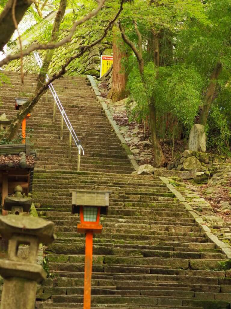 階段が多い四国の神社仏閣